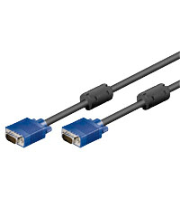 Cable Vga M-m 18m Hd Db15 Monitor Certified Negro